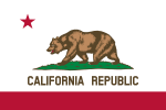 California Police Department Flag