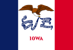 Iowa Police Department Flag