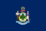 Maine Police Department Flag