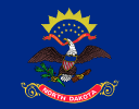 North Dakota Police Department Flag