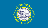 South Dakota Police Department Flag